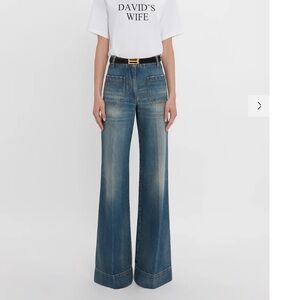 Victoria Beckham Alina high rise jeans